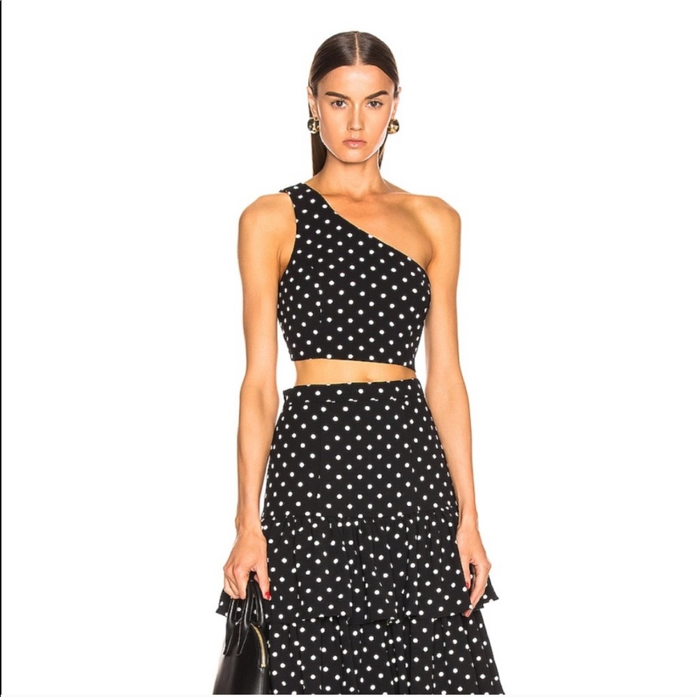 {Cinq a Sept} 🔷 Dotted Maayan crop top